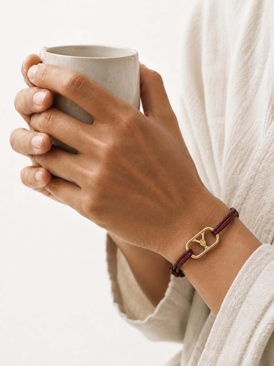 GEMGEMGEM Letter Y Initial Bracelet lifestyle 03